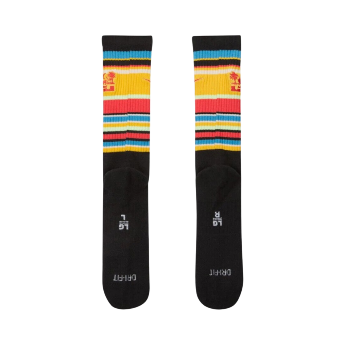 나이키 르브론 에브리데이 베스킷볼 크루 삭스 블랙 (국내 정식 발매 제품)(Nike LeBron Everyday Basketball Crew Socks Black (Korean Ver.)) - 2