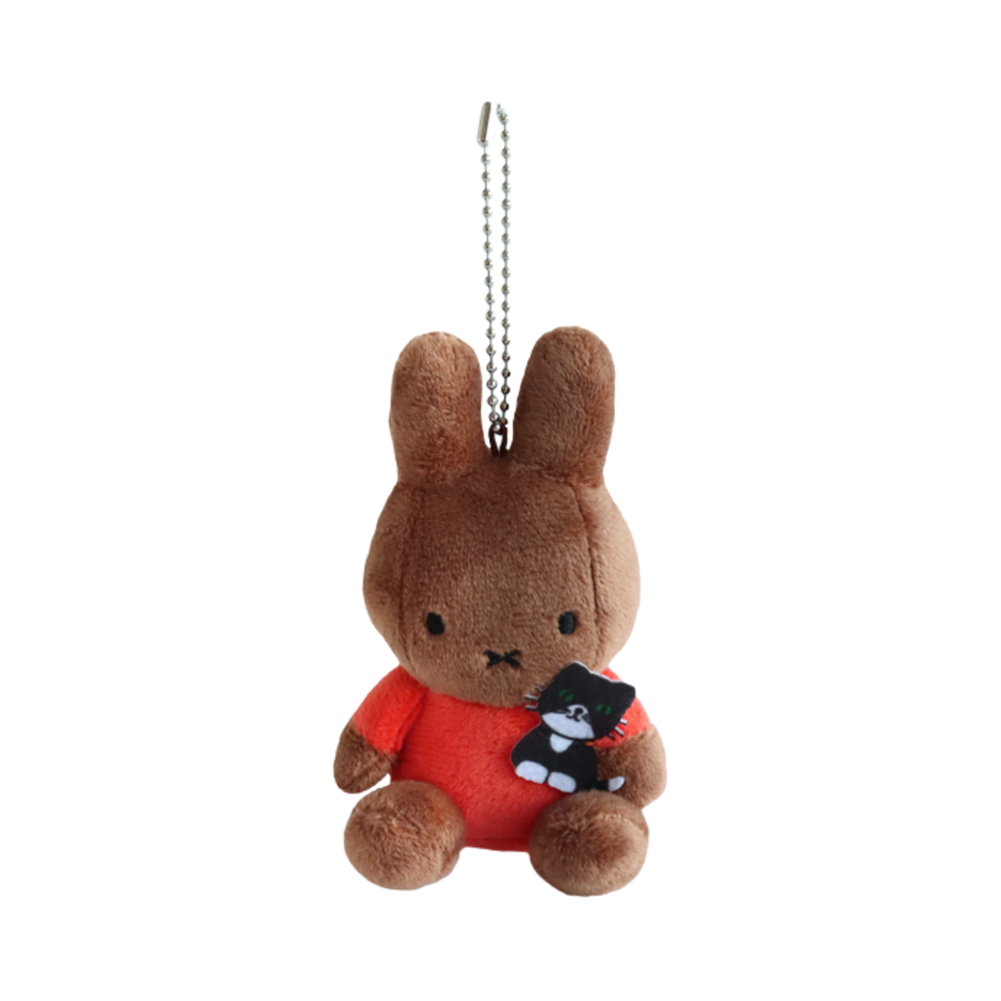 2934-100 Many a Little Miffy In A Cat Mini Key Ring Brown