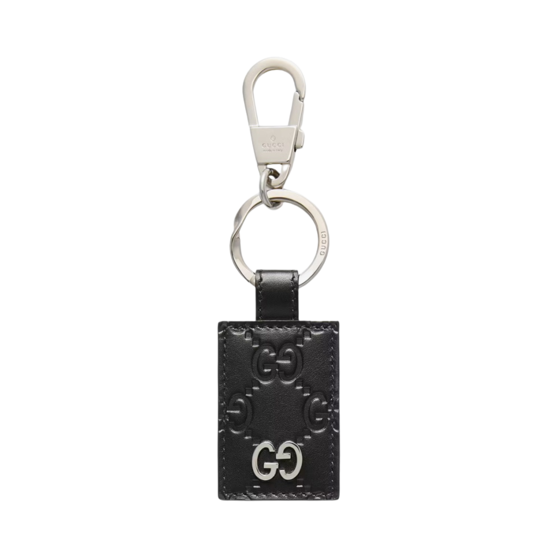 구찌 시그니쳐 키체인 블랙(Gucci Signature Keychain Black) - 1