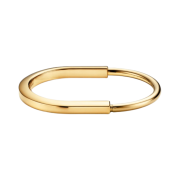 Tiffany & Co. Tiffany Lock Bangle Bracelet Yellow Gold