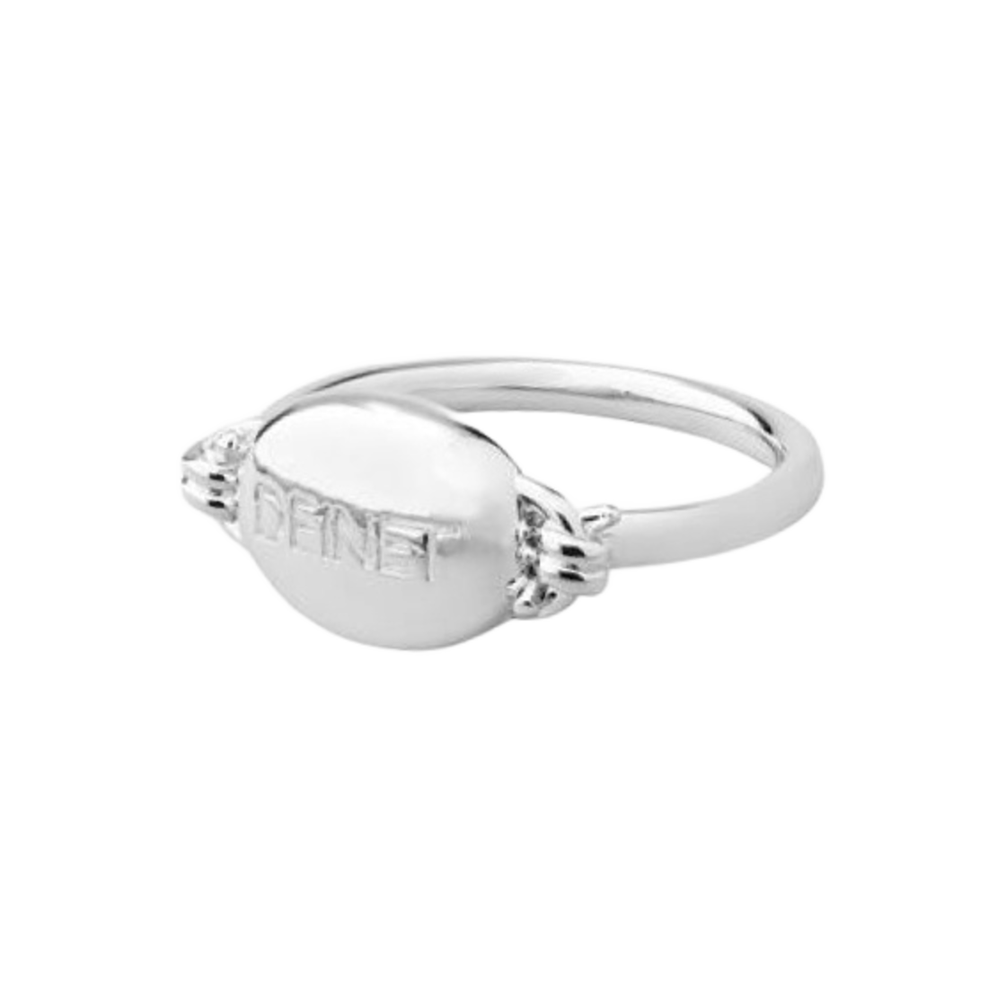 (W) 다이닛 노트 로고 링 실버((W) Deinet Knot Logo Ring in Silver) - 2