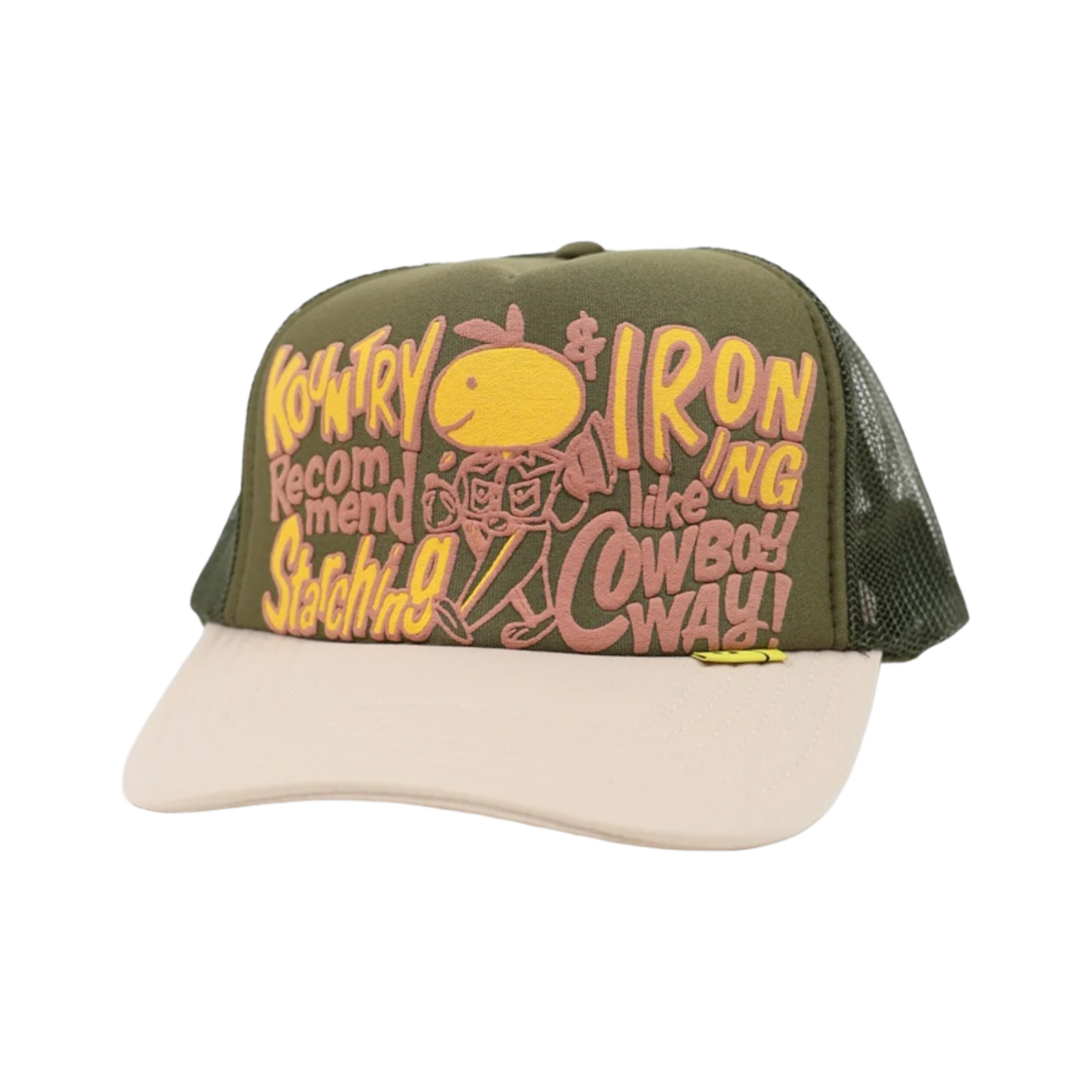 캐피탈 코니카우보위 트러커 캡 다크 그린(Kapital Coneycowbowy Trucker Cap Dark Green) - 1