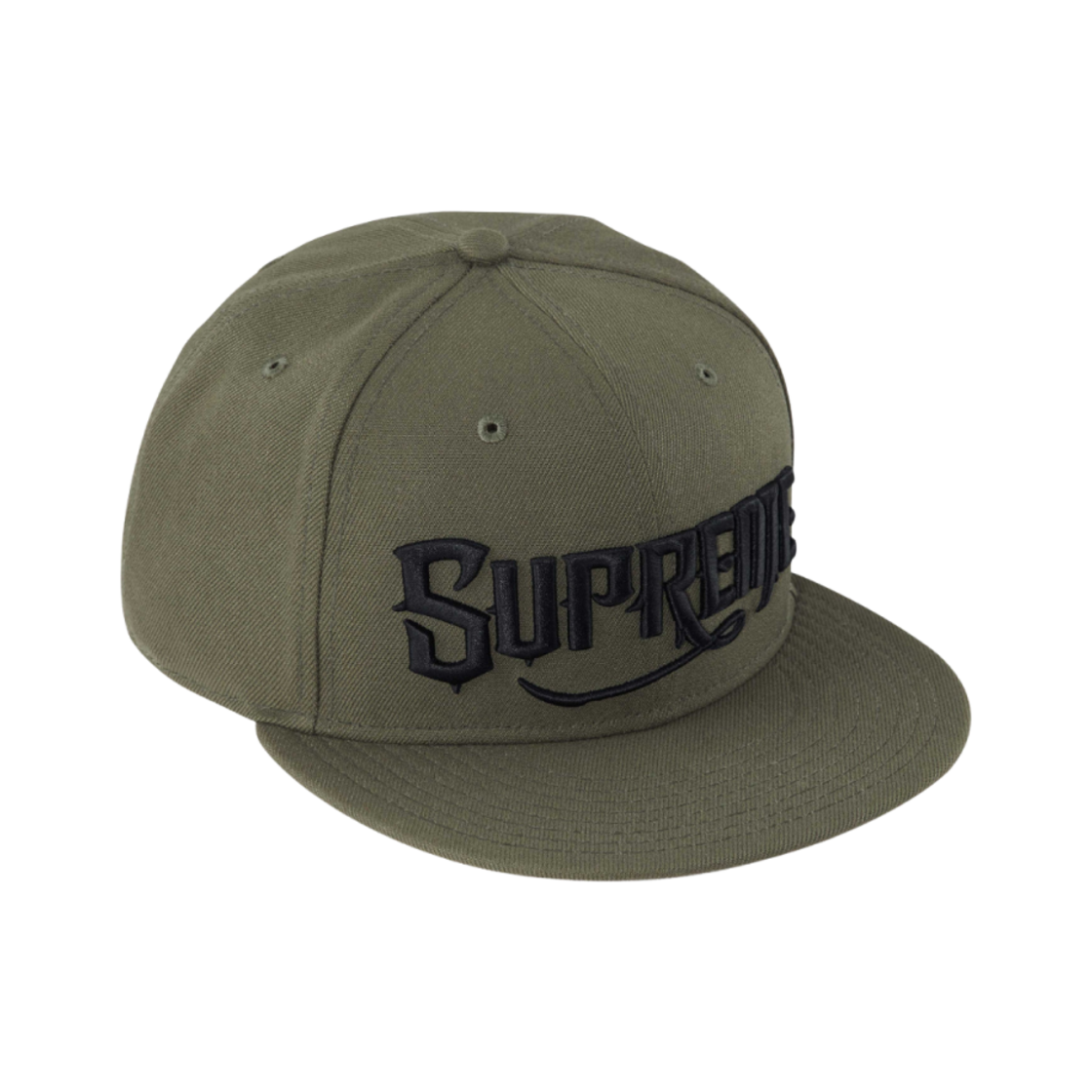 - Supreme Mister Cartoon New Era Olive - 24FW