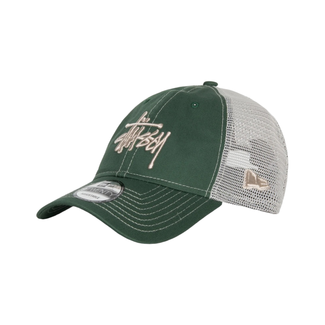 [STUSSY]★韓国人気★NEW ERA 9TWENTY BASIC TRUCKER 스투시 뉴에라 9Twenty 베이직 트러커 그린 | Stussy | KREAM