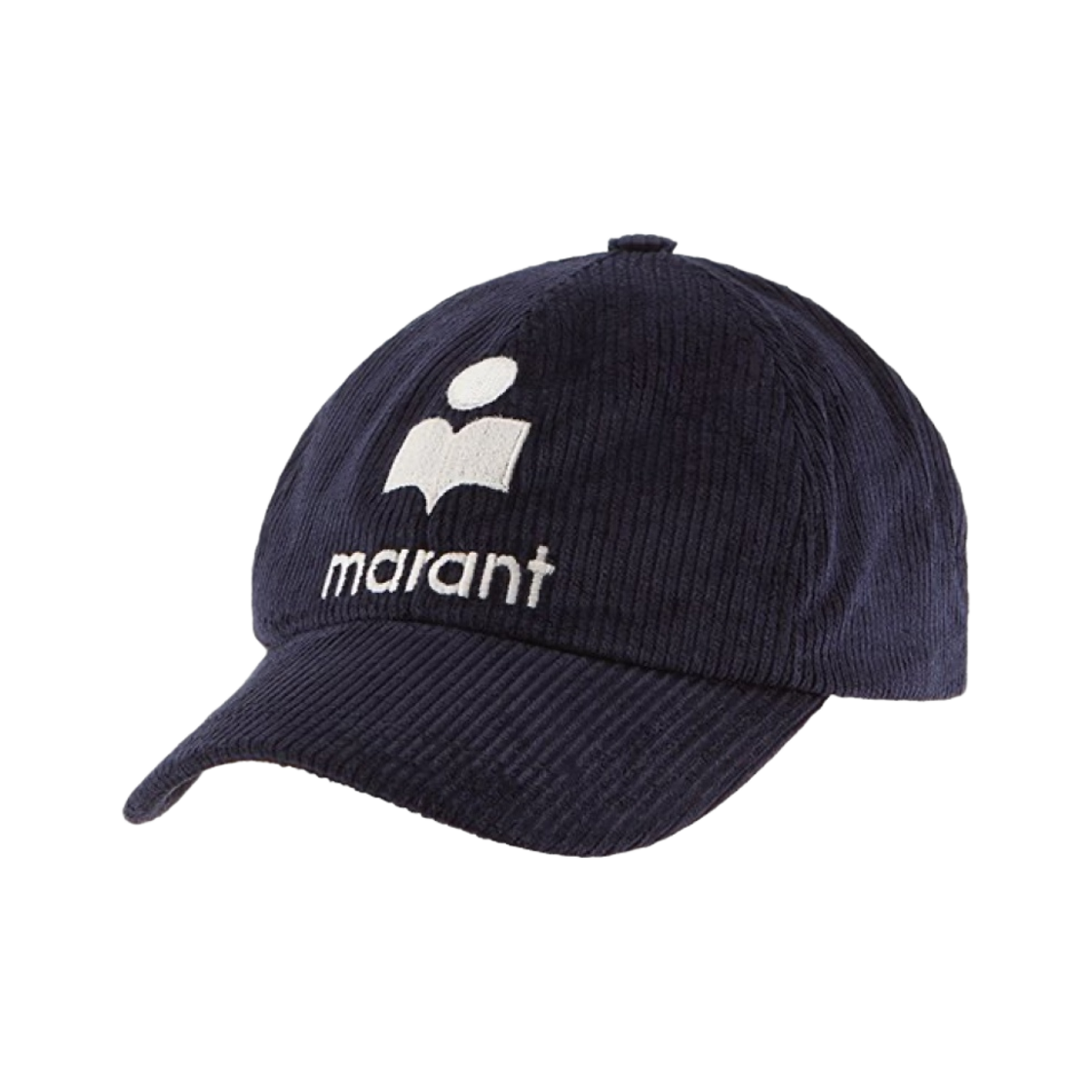 이자벨 마랑 타이론 자수 로고 코듀로이 캡 페이디드 나이트 - 23FW(Isabel Marant Tyron Embroidered Logo Corduroy Cap Faded Night - 23FW) - 1