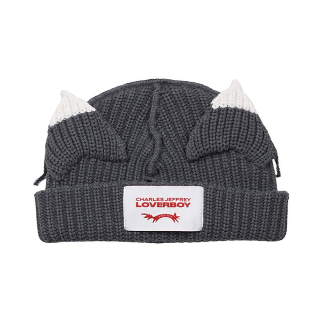 054130306 Charles Jeffrey Loverboy Chunky Ears Beanie Grey
