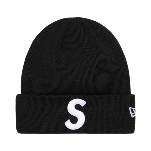 Supreme New Era S Logo Beanie Black - 23FW