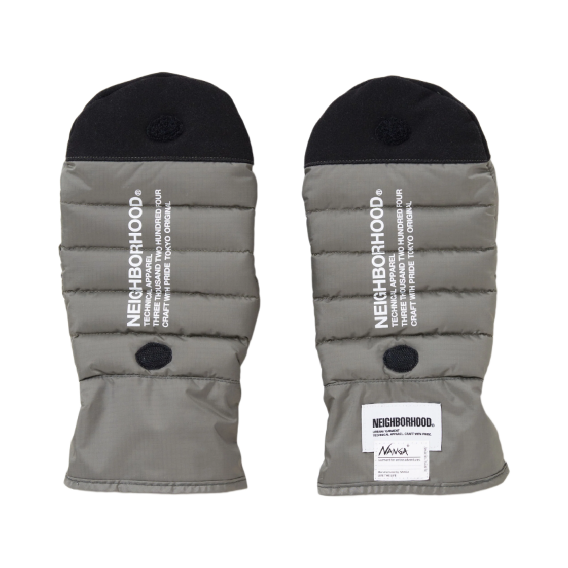 NEIGHBORHOOD X NANGA DOWN GLOVES 黒 M NEIGHBORHOOD X NANGA DOWN GLOVES 黒 M NH X NANGA . DOWN