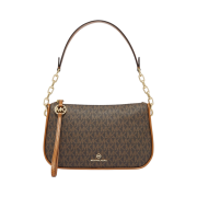Michael Kors Jet Set Charm Large Shoulder Bag Dark Brown Brown Acorn
