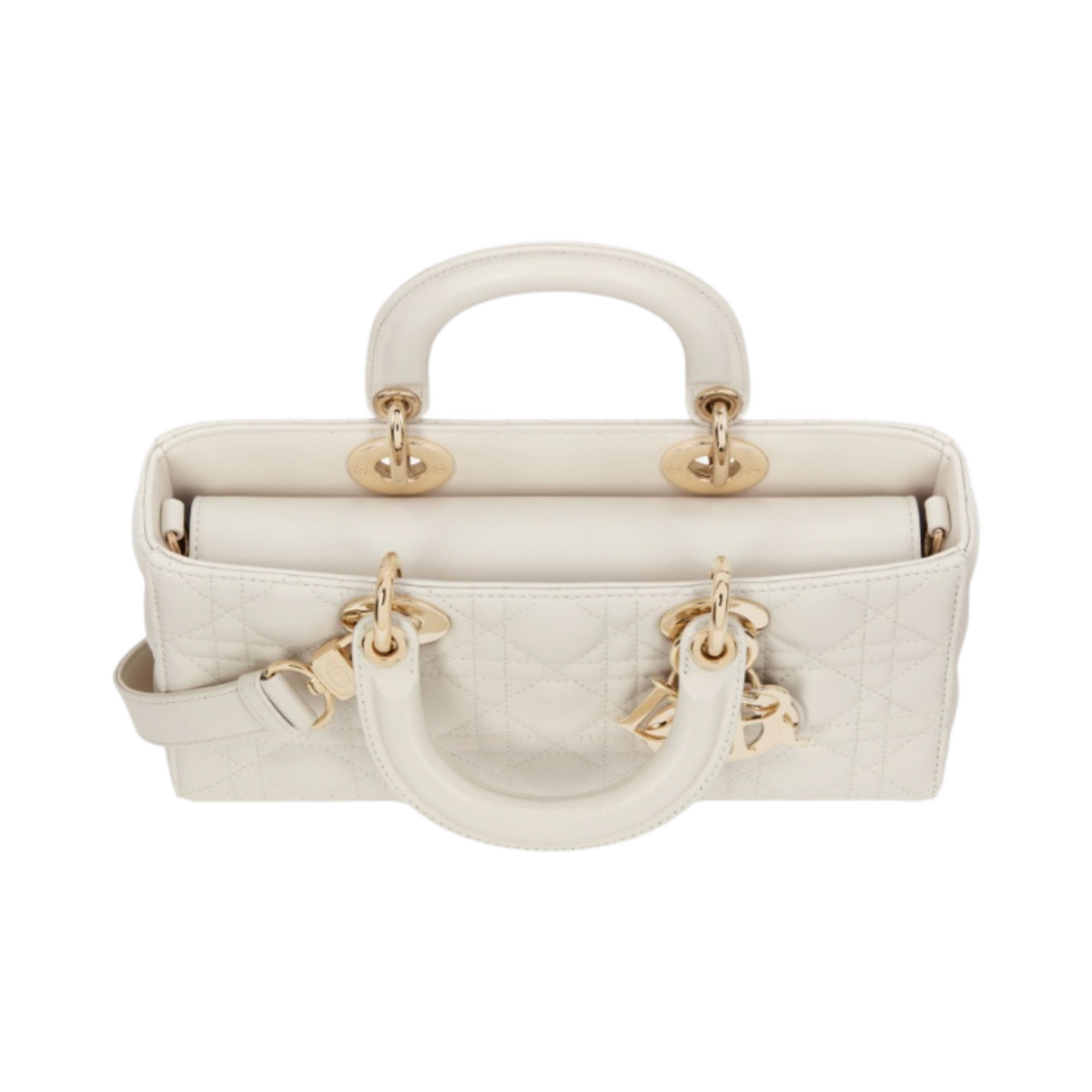 M0540ONGE-M030 Dior Lady D-Joy Bag Cannage Lambskin Latte - #3