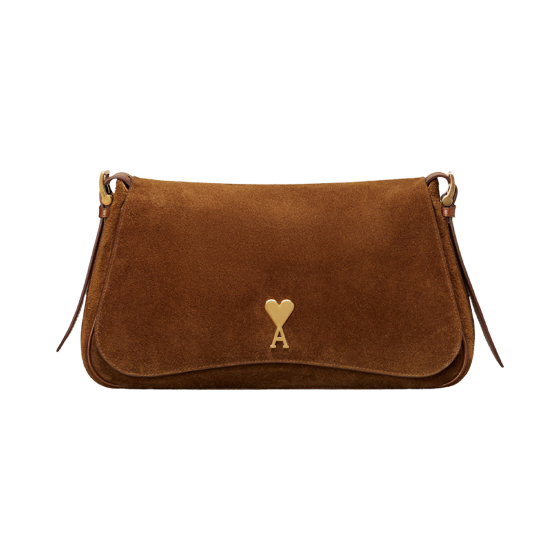 아미 스몰 하트 로고 파나메 백 코냑(AMI De Coeur Paname Bag Cognac)