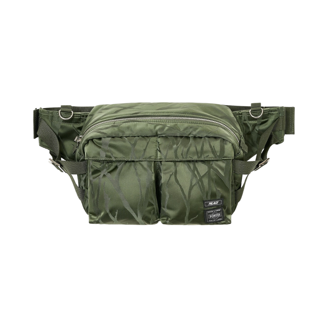 포터 x 팔라스 웨이스트 백 올리브 - 24FW(Porter x Palace Waist Bag Olive - 24FW) - 1