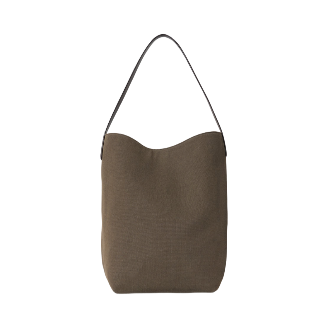 더 로우 미디움 N/S 파크 토트백 코튼 캔버스 토프(The Row Medium N/S Park Tote Bag in Cotton Canvas Taupe) - 1