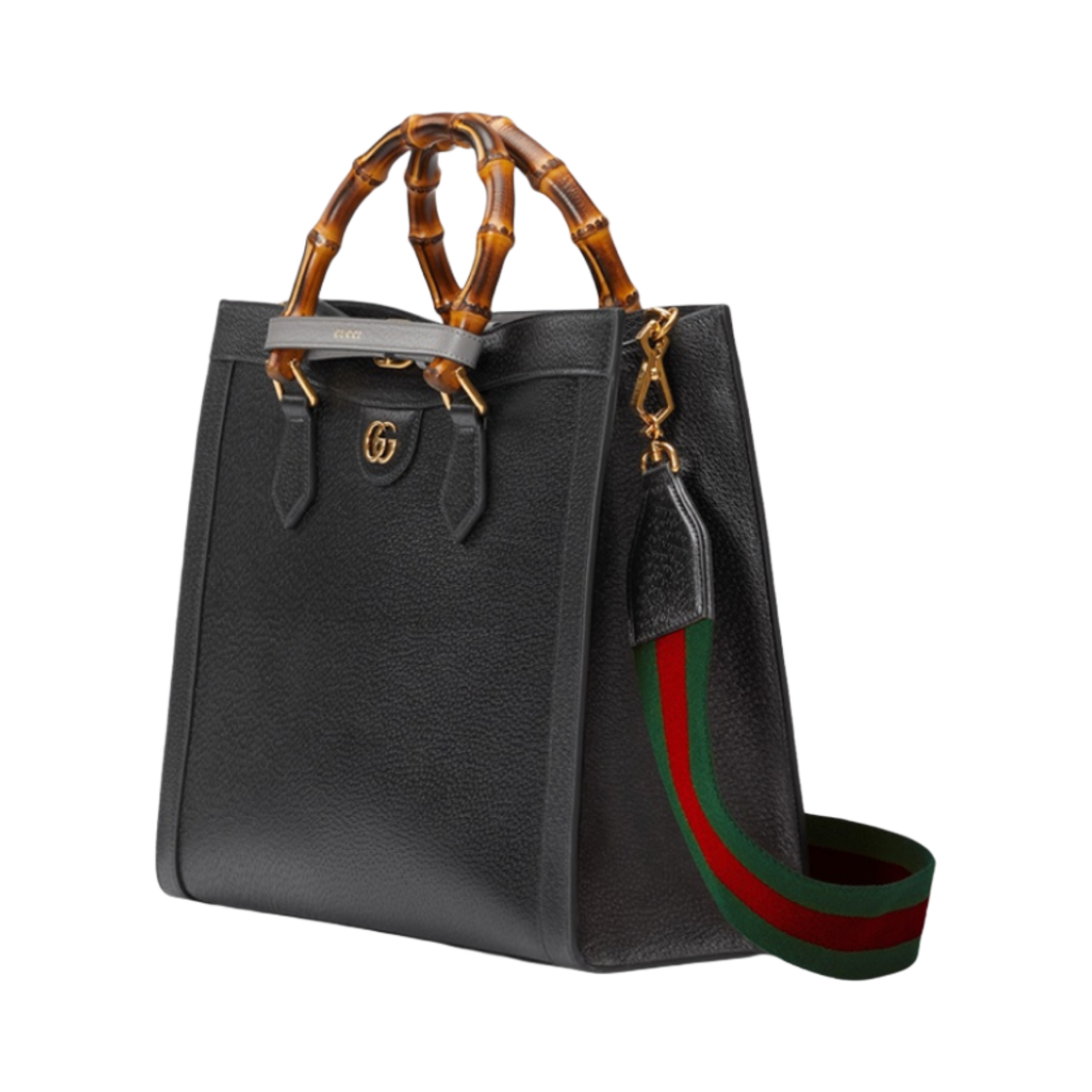 구찌 다이애나 미디움 토트백 블랙 레더(Gucci Diana Medium Tote Bag Black Leather) - 2