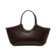 Dragon Diffusion Nantucket Basket Bag Dark Brown