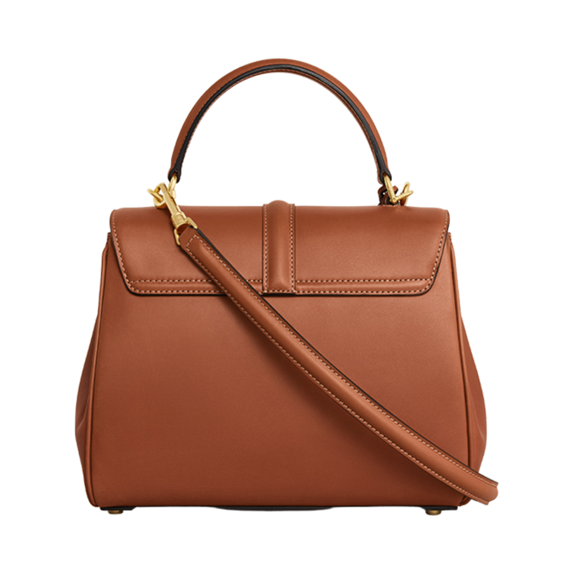 (W) 셀린느 스몰 16 백 내츄럴 카프스킨 탄((W) Celine Small 16 Bag in Natural Calfskin Tan) - 3