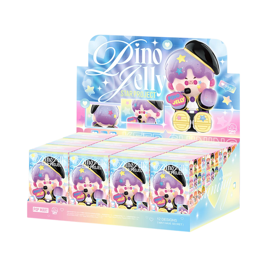 - Pop Mart Pino Jelly Idol Project Series Sealed Case (12 Blind Boxes)