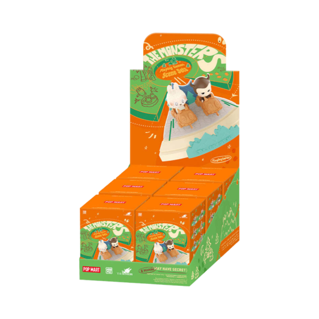 팝마트 라부부 조각 조각 섬 시리즈 미개봉 랜덤박스 (6개입)