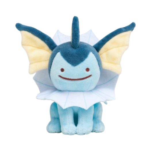 Pokemon Center Plush Ditto's Time Capsule Ditto Vaporeon