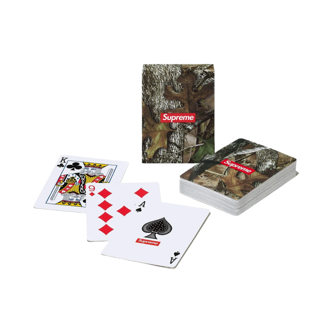 - Supreme Camo Playing Cards Truetimber Kanati Camo - 25SS
