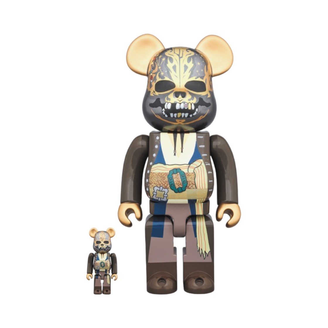 - Bearbrick Jack Sparrow Pirates Of the Caribbean: Dead Men Tell No Tales Ver. 100% & 400% Set