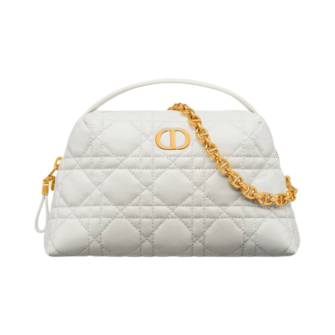 디올 카로 D 코시 미니백 라떼 서플 까나쥬 카프스킨(Dior Caro D Cosy Mini Bag Latte Supple Cannage Calfskin) - 1