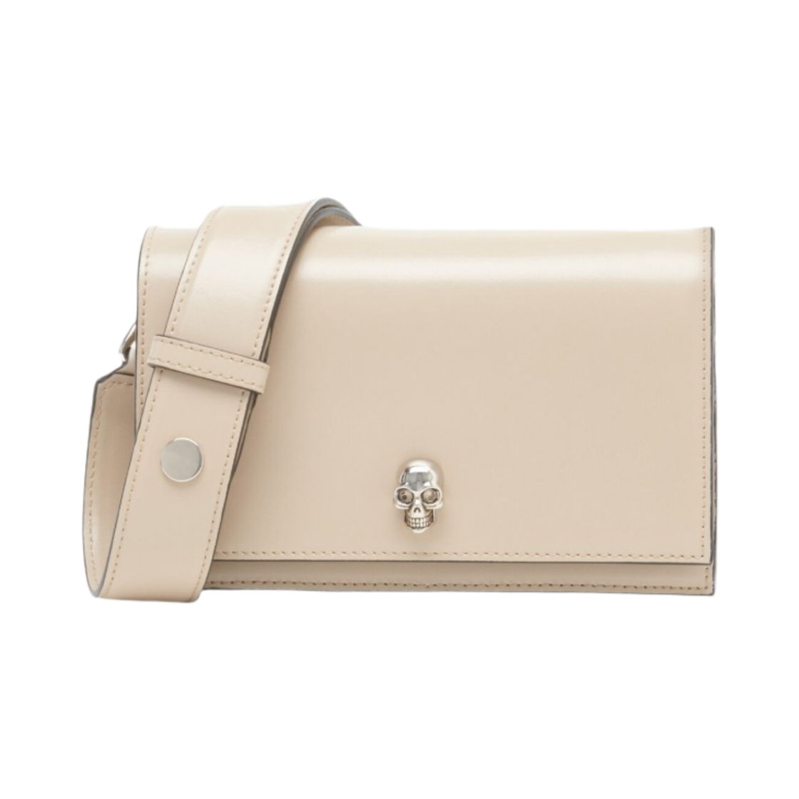 7576261BLCM2630 Alexander McQueen The Biker Small Skull Bag Camel - 대표 이미지 #1