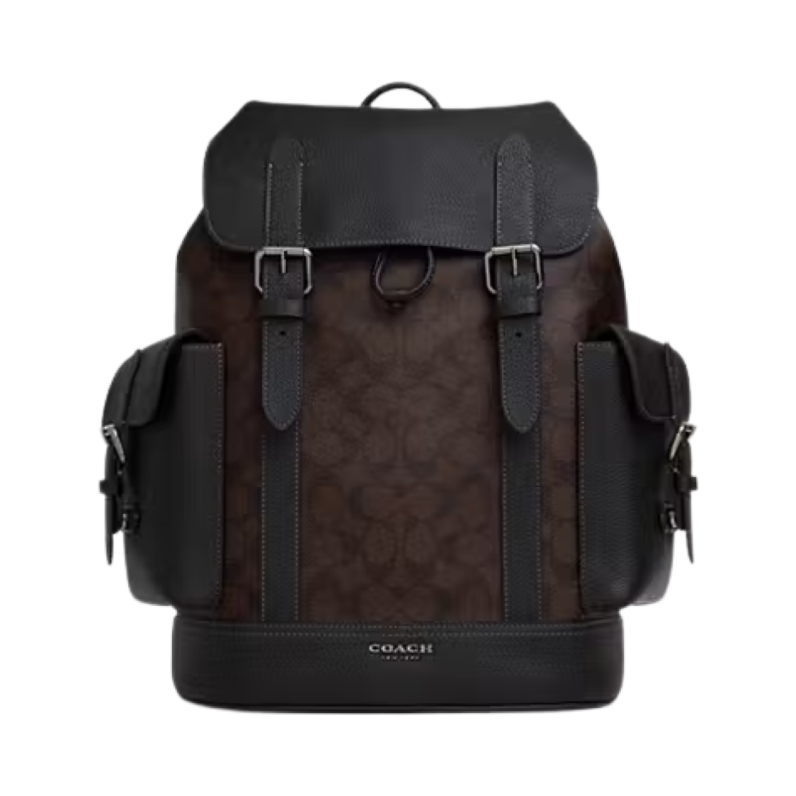 코치 허드슨 시그니처 캔버스 백팩 마호가니 블랙(Coach Hudson Signature Canvas Backpack Mahogany Black)