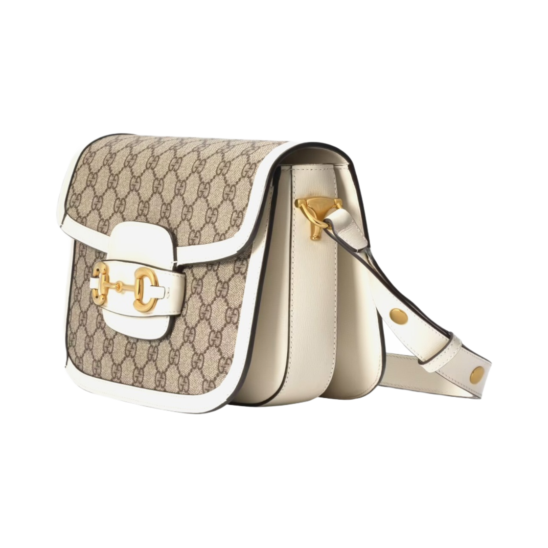 구찌 홀스빗 1955 숄더백 화이트(Gucci Horsebit 1955 Shoulder Bag White) - 2