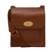 Mulberry Small Classic Grain Leather Antony Messenger Small Bag Oak