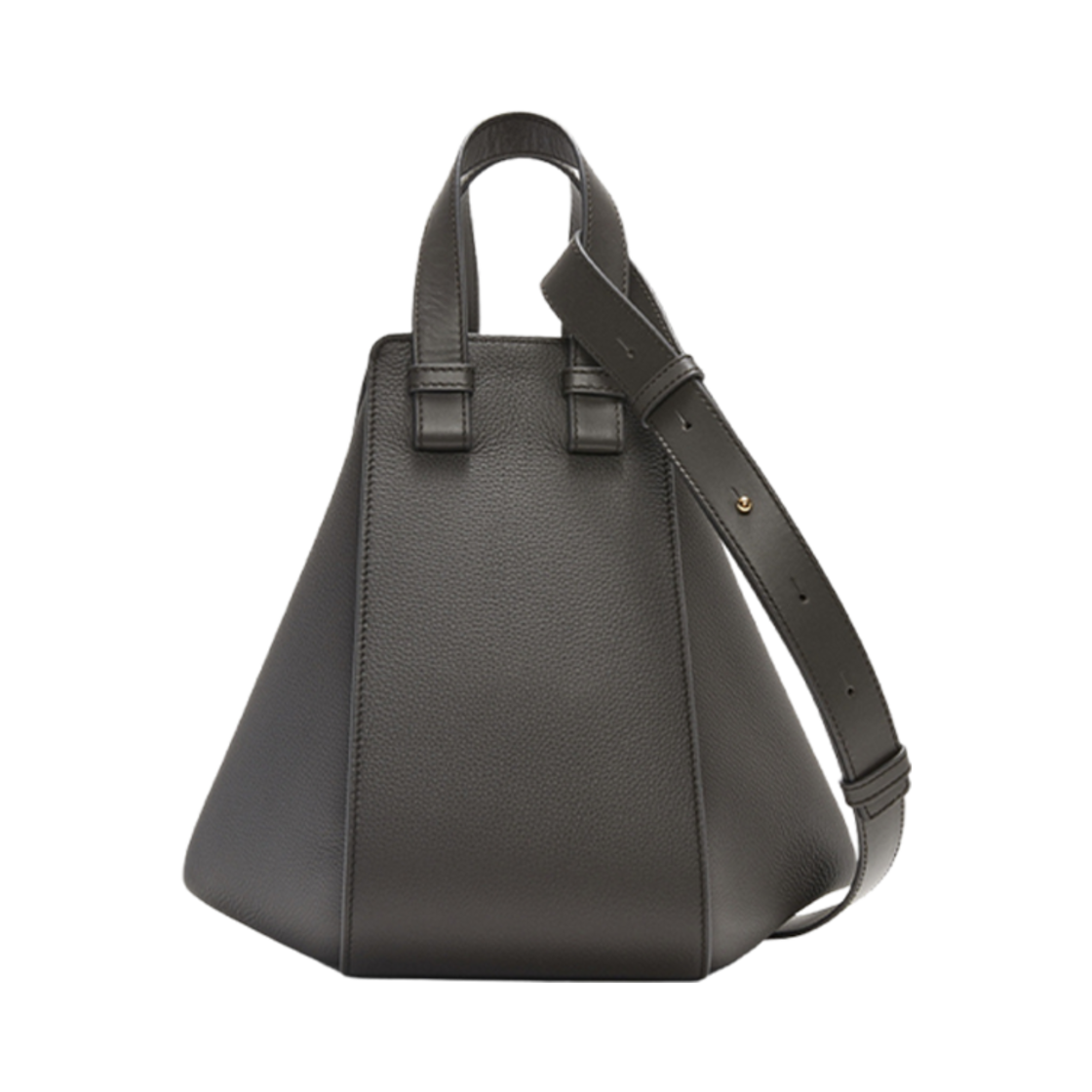 로에베 스몰 해먹 백 인 소프트 그레인드 카프스킨 다크 그레이(Loewe Small Hammock Bag In Soft Grained Calfskin Dark Grey) - 3