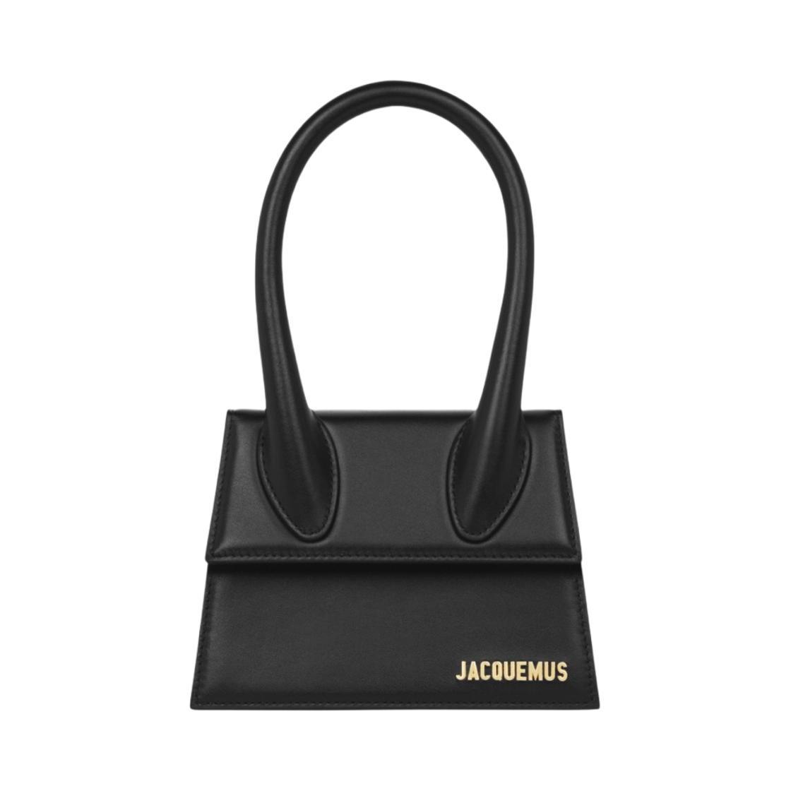 자크뮈스 르 치키토 모옌 레더 핸드백 블랙(Jacquemus Le Chiquito Moyen Leather Handbag Black)