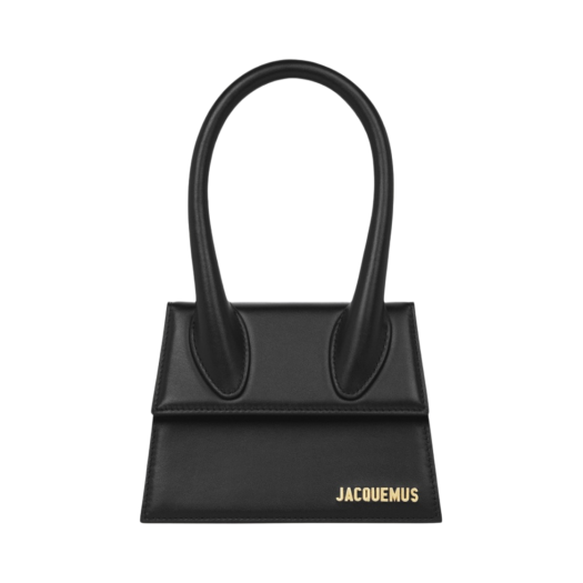 213BA002-3000-990 Jacquemus Le Chiquito Moyen Leather Handbag Black