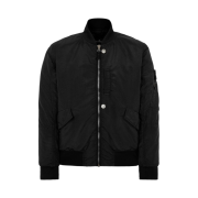 Stone Island Shadow Project 40706 Hollowcore Poly Light Garment Dyed Bomber Jacket Black - 21FW