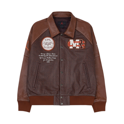 Jordan x Maison Chateau Rouge Flight Jacket Brown Basalt - Asia