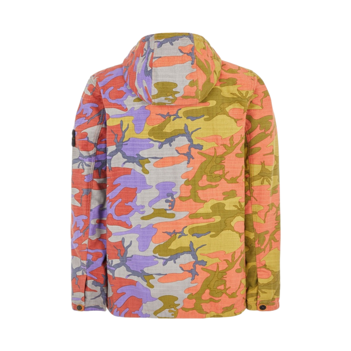 스톤 아일랜드 Q02E1 S.I. 헤리티지 카모 립스탑 나일론 와트로 다운 자켓 브릭 - 22FW(Stone Island Q02E1 S.I. Heritage Camo Ripstop Nylon Watro Down Jacket Brick - 22FW) - 2