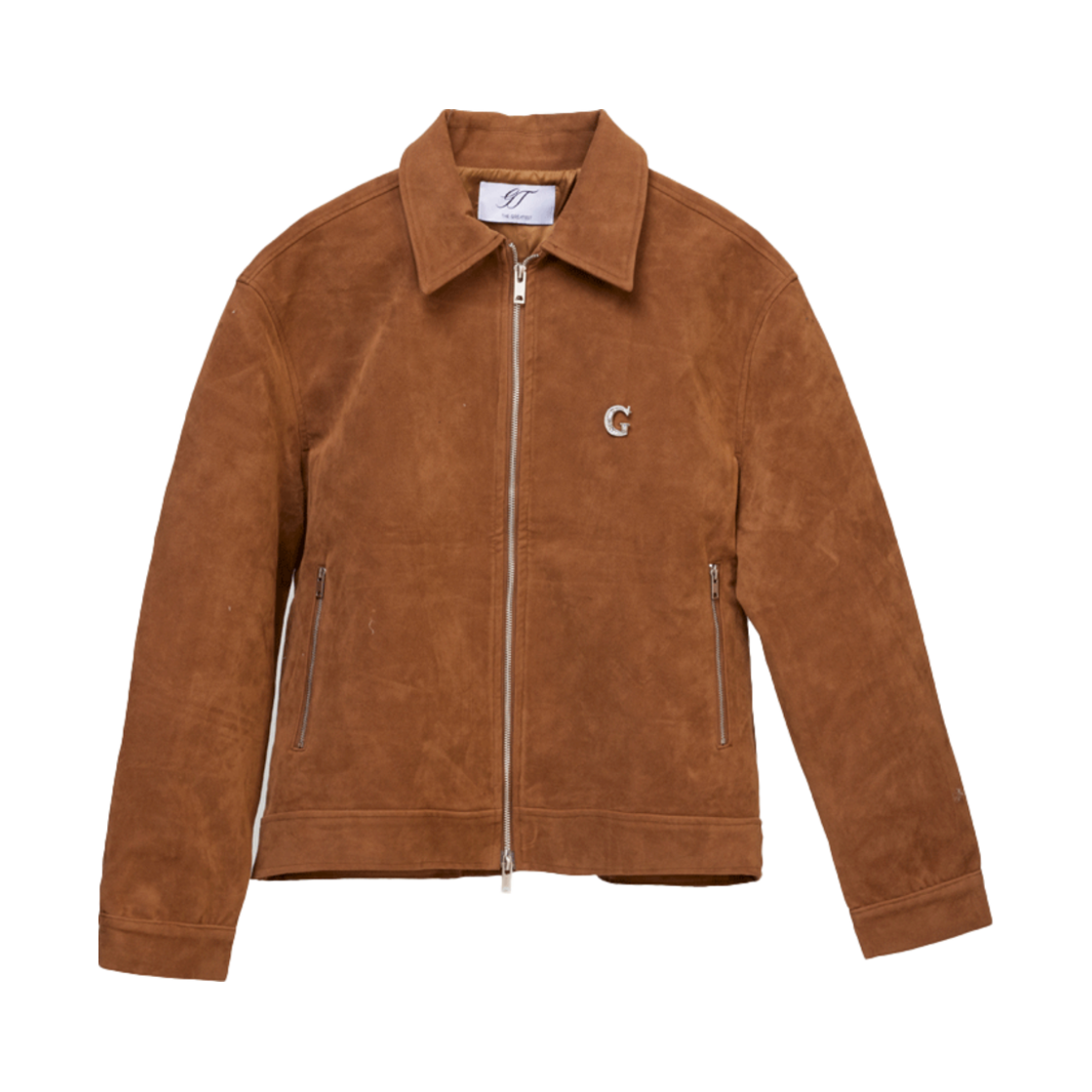 GT24FW14 BR The Greatest Suede Jacket Brown