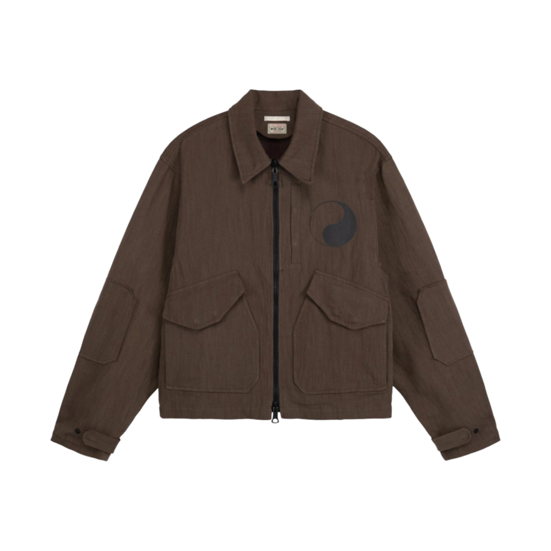 스투시 x 아워레가시 워크샵 파라레스큐 자켓 머드 블랙 슬럽 트윌