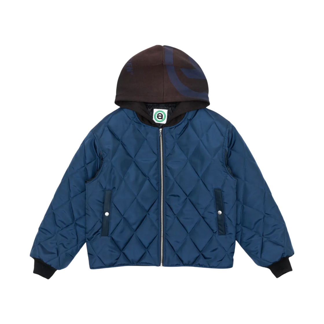 - Hidden NY x Annie Quilted Bomber Jacket Aged Black