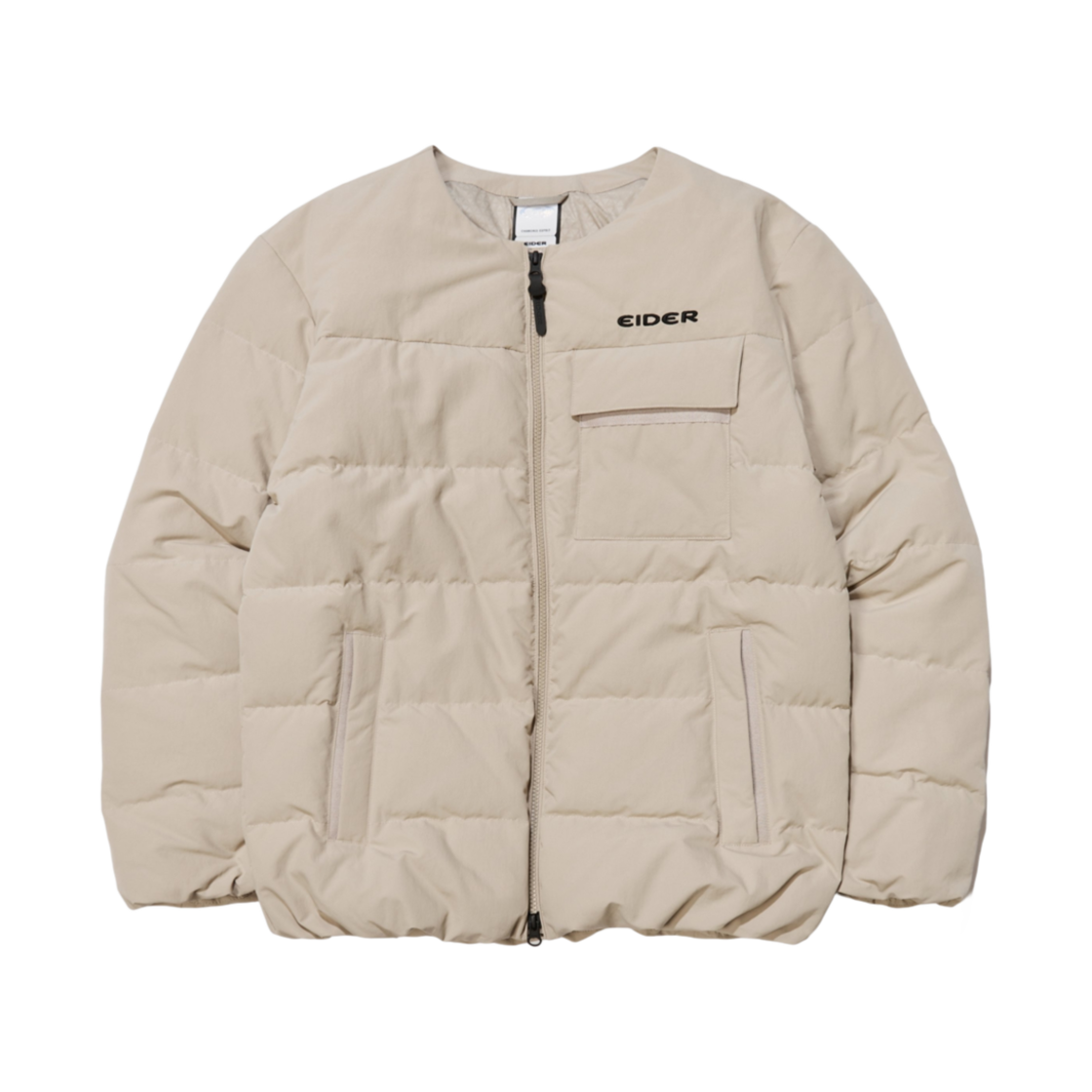 아이더 써모락 C 유넥 슬림 다운 자켓 라이트 베이지(Eider Thermolock C U-Neck Slim Down Jacket Light Beige)