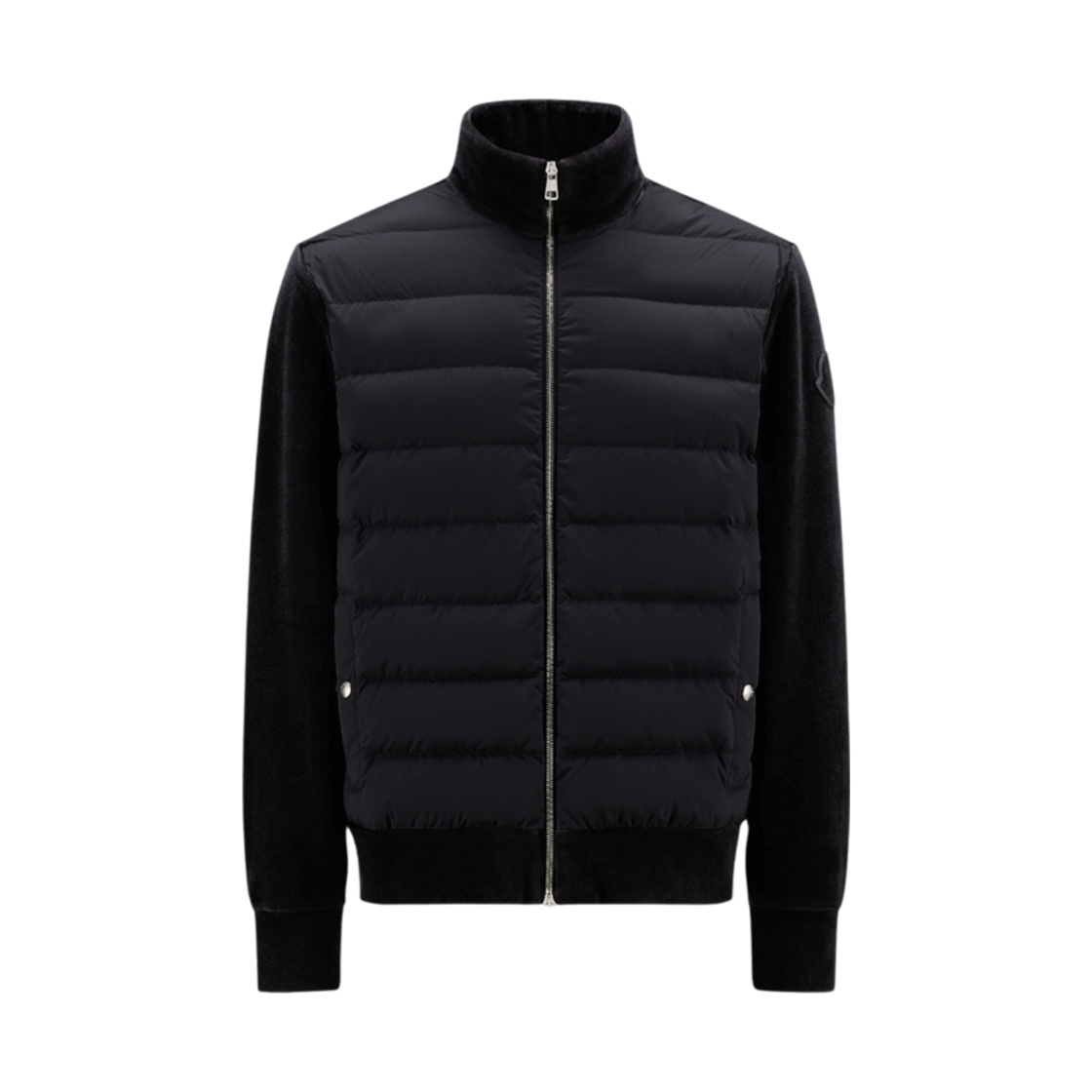 몽클레르 코듀로이 집업 스웨트셔츠 블랙 - 22FW(Moncler Corduroy Zip-Up Sweatshirt Black - 22FW)