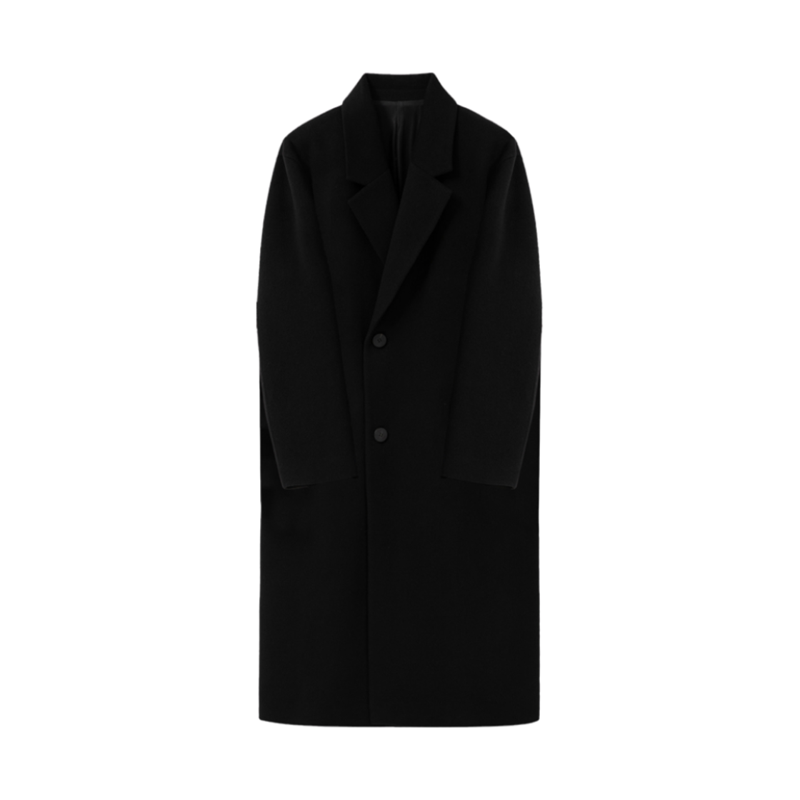 우영미 캐시미어 블랜드 핸드메이드 코트 블랙 - 24FW