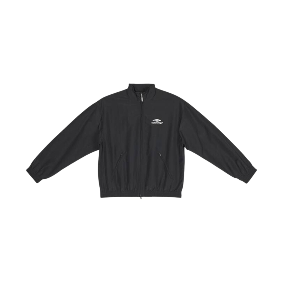 발렌시아가 3B 스포츠 아이콘 스몰 핏 트랙수트 자켓 블랙