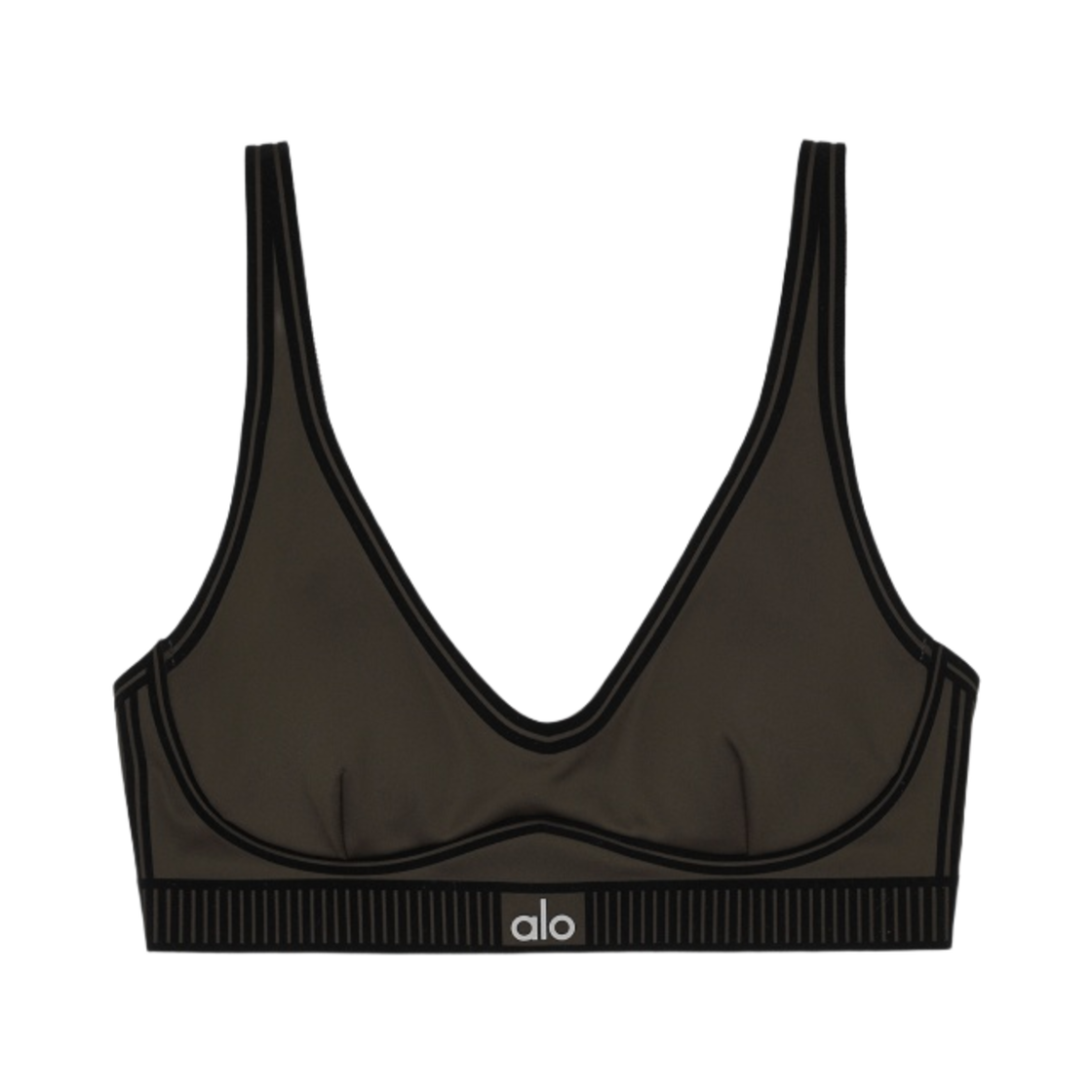 W) 알로 요가 에어리프트 라인업 브라 블랙 | Alo Yoga | KREAM