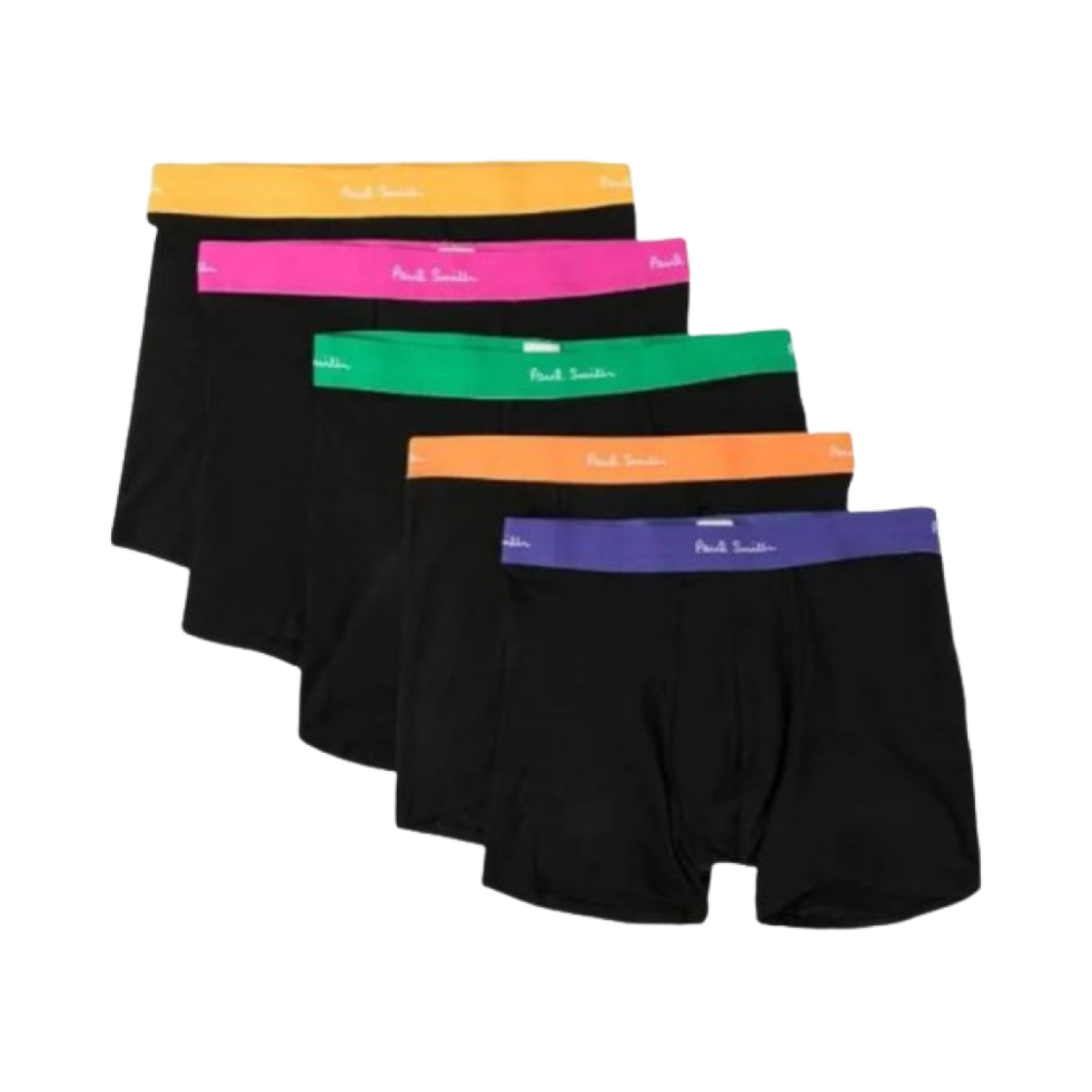 폴 스미스 오가닉 코튼 복서 브리프 멀티 컬러 (5개입)(Paul Smith Organic Cotton Boxer Briefs Multi Color (5 Pack))