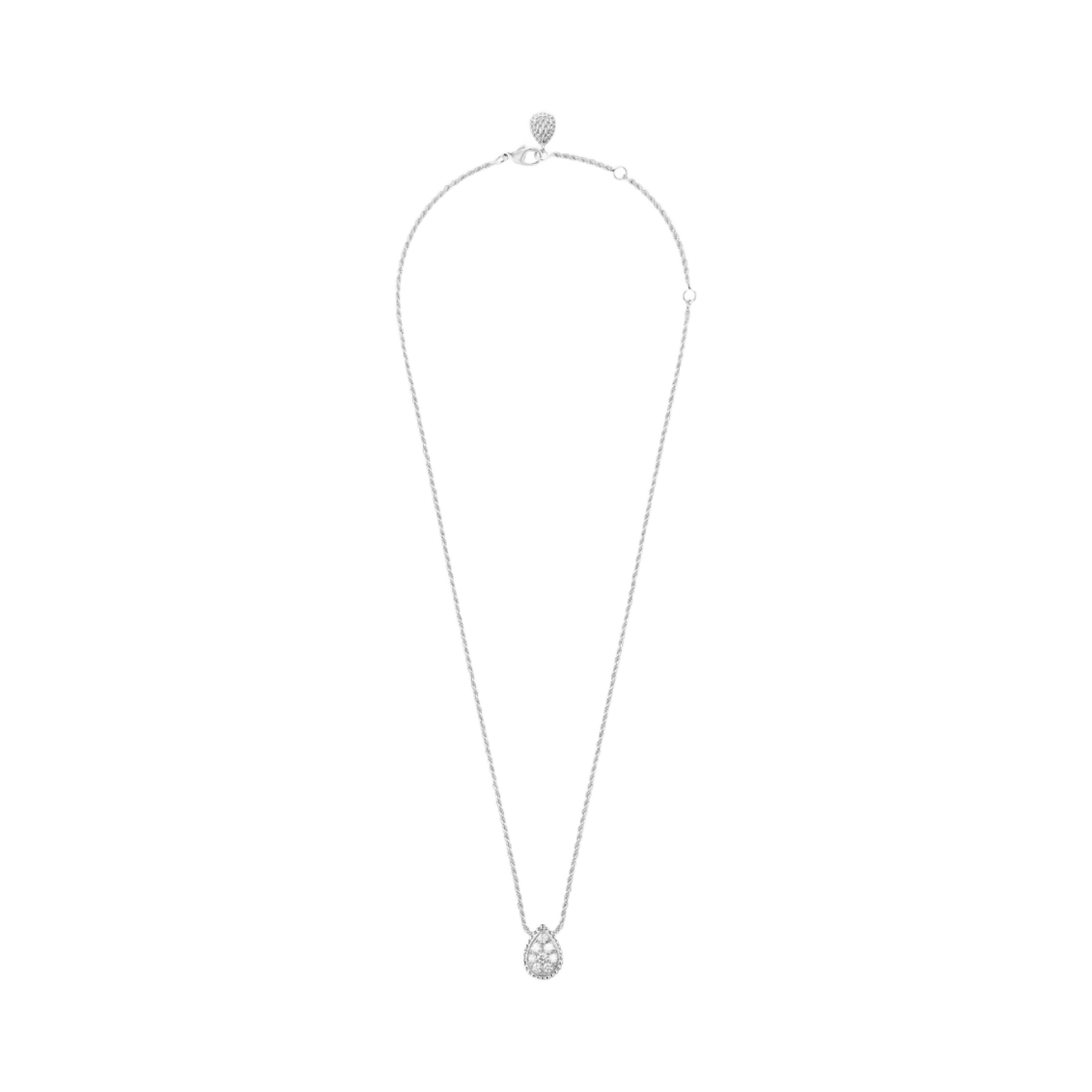 (W) 부쉐론 쎄뻥 보헴 펜던트 스몰 모티프 18K 화이트 골드 다이아몬드((W) Boucheron Serpent Boheme Pendant Small Motif 18K White Gold Diamond)