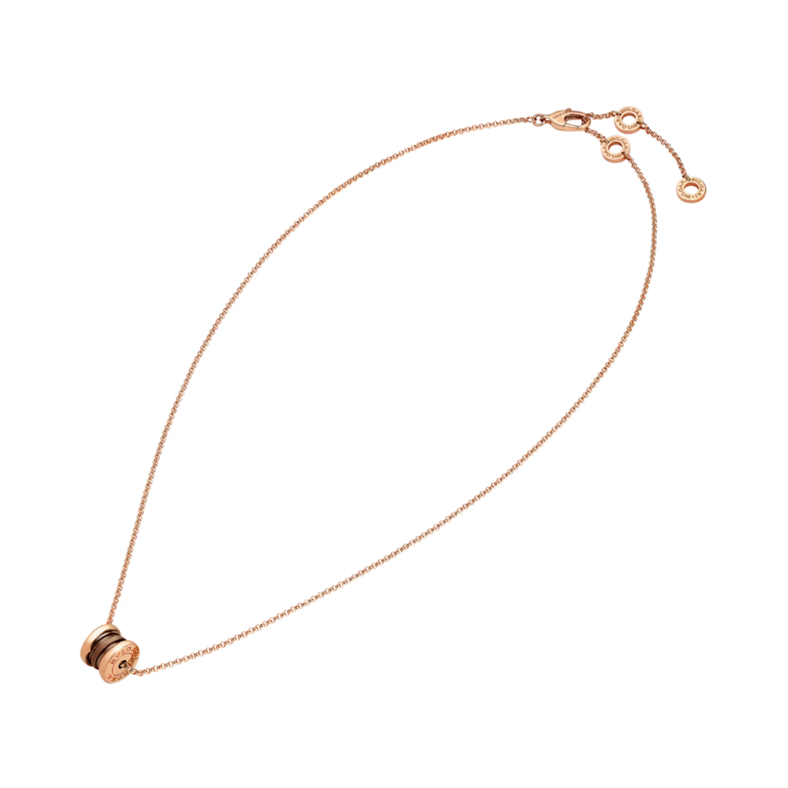 불가리 비제로원 네클리스 로즈 골드 로즈 골드 세라믹(Bulgari B.Zero1 Necklace Rose Gold Rose Gold Ceramic) - 2
