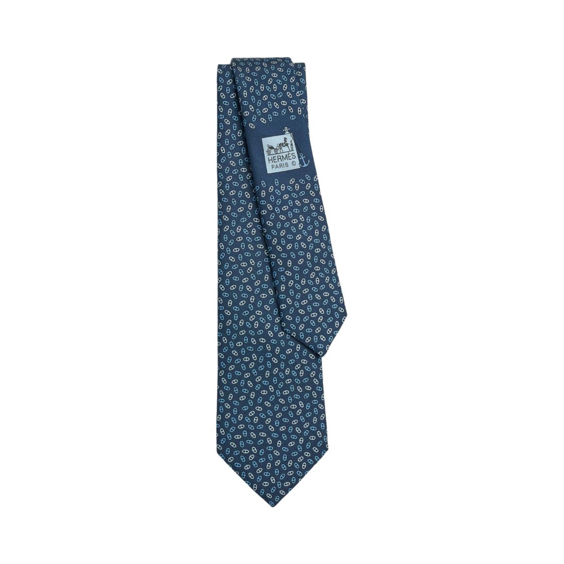 에르메스 쁘띠 마이옹 타이 마린 블루(Hermes  Petits Maillons Tie Marine Bleu) - 1