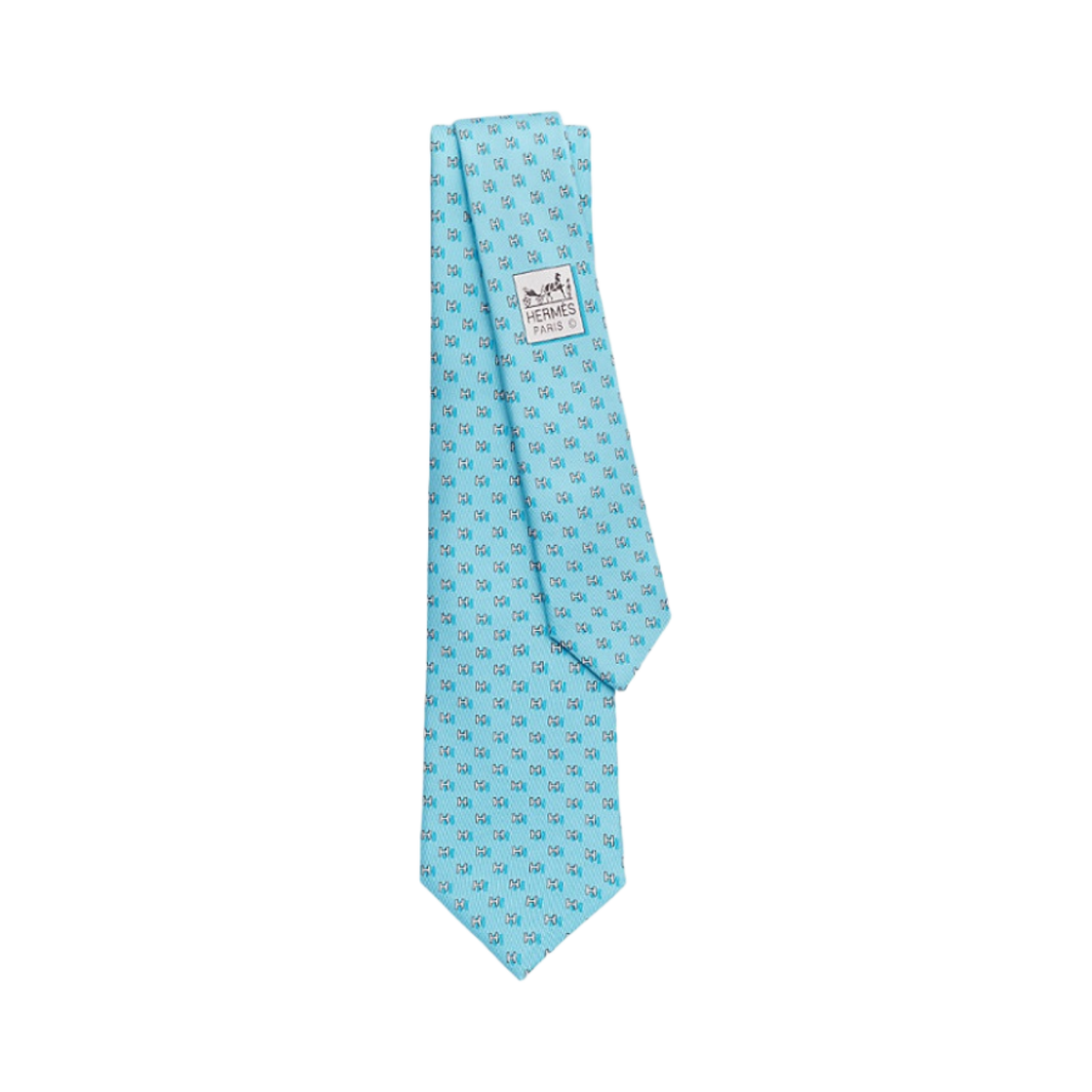 에르메스 타이 7 H 섀도우 타이 씨엘 블랑(Hermes Tie 7 H Shadow Tie Ciel Blanc) - 1