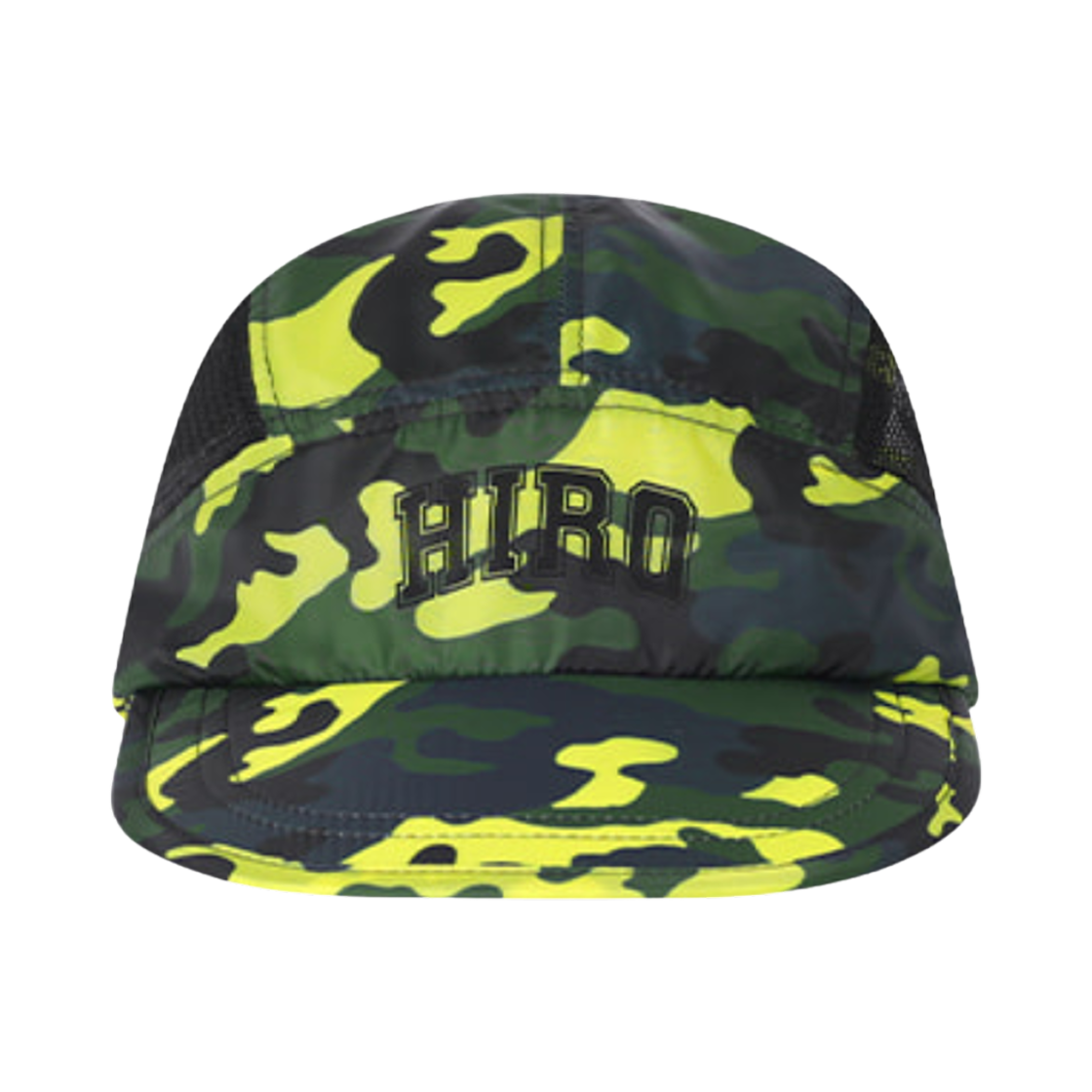 - (Kids) Hiro Summer Pattern Camp Cap Yellow